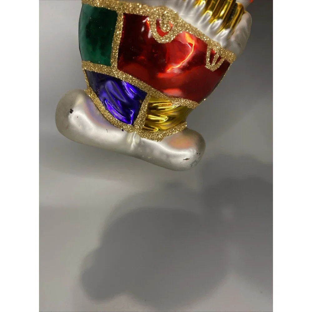 Kurt S Adler Polonaise Christmas Ornament Clown Musician Playing Accordion
